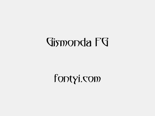 Gismonda FG