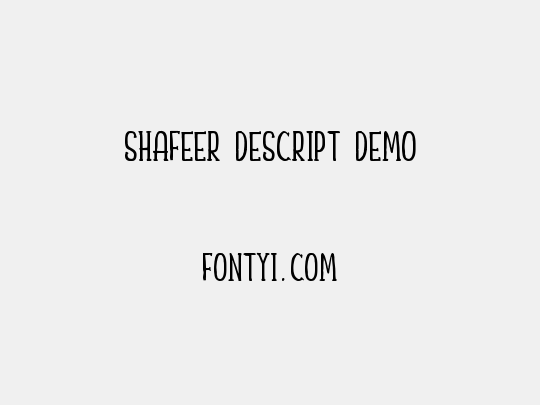 Shafeer Descript Demo