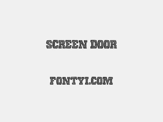 Screen Door