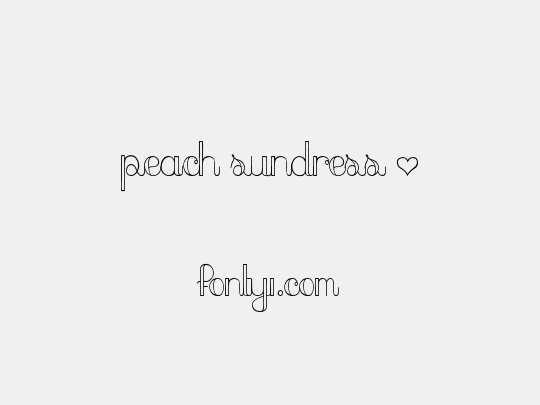 peach sundress ~