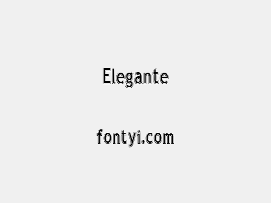 Elegante