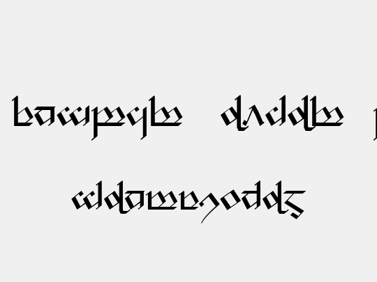 Tengwar Noldor-1