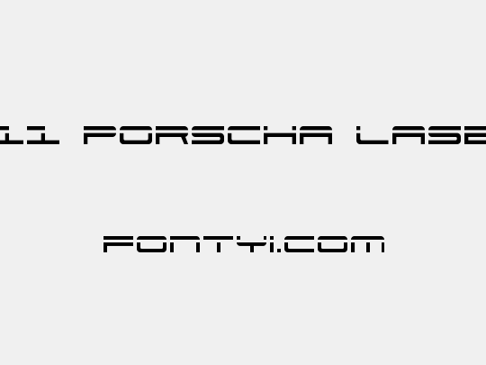 911 Porscha Laser