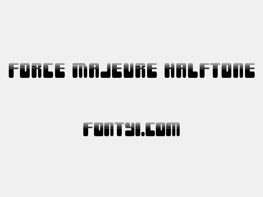 Force Majeure Halftone