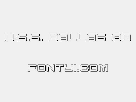 U.S.S. Dallas 3D