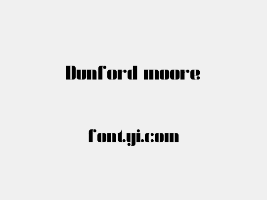 Dunford moore