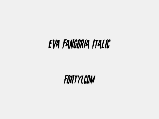 Eva Fangoria Italic
