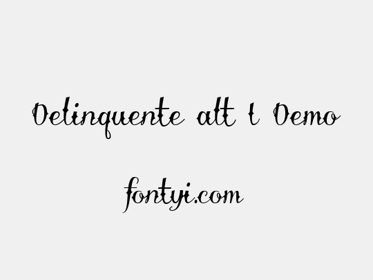 Delinquente alt I Demo