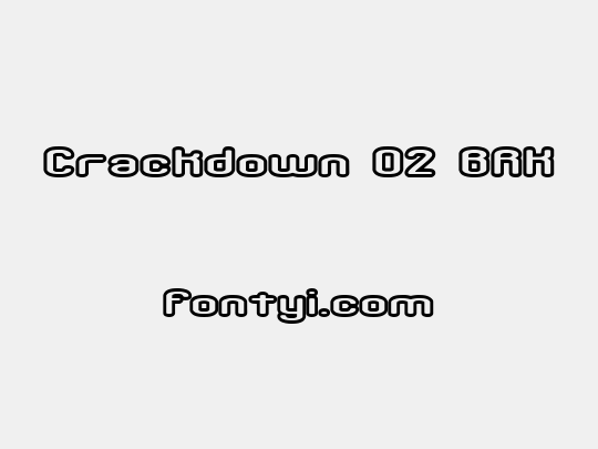 Crackdown O2 BRK