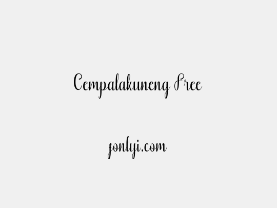 Cempalakuneng Free