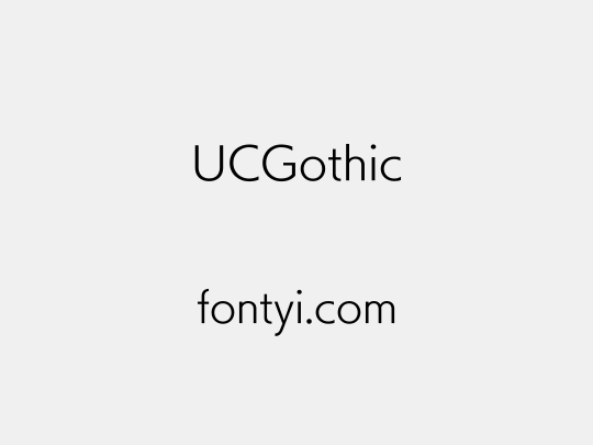 UCGothic