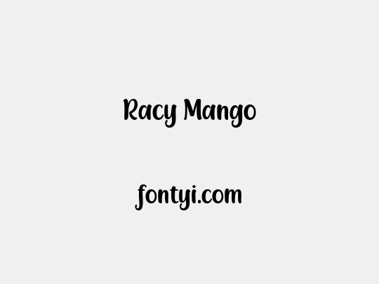 Racy Mango