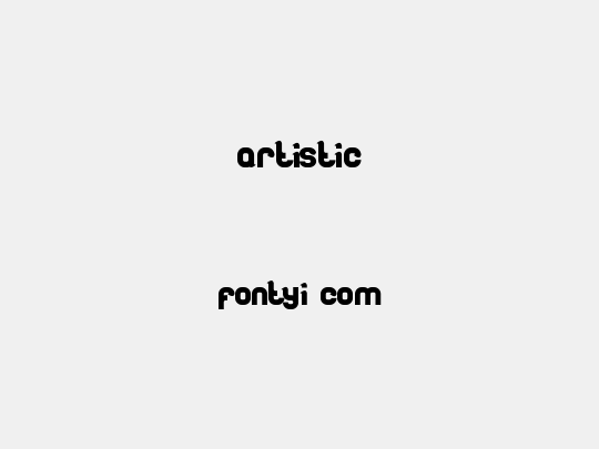 artistic