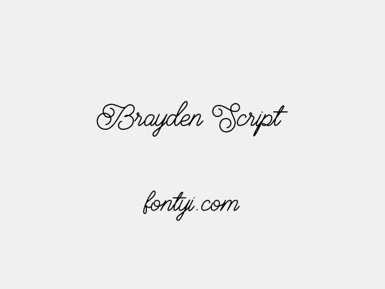 Brayden Script