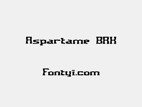 Aspartame BRK