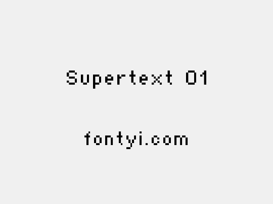 Supertext 01