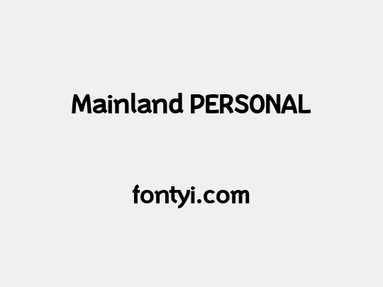 Mainland PERSONAL