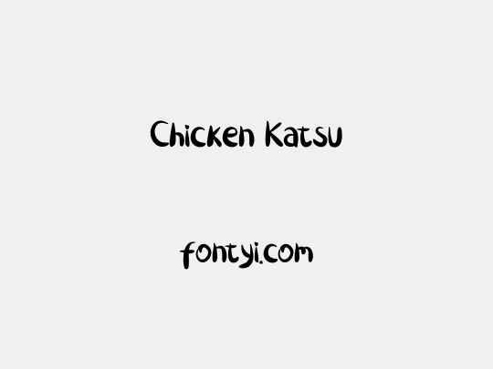Chicken Katsu