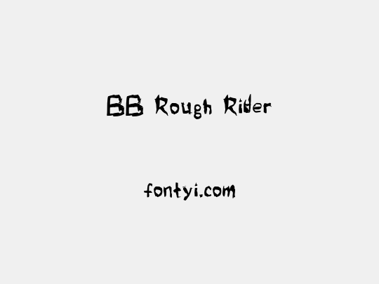 BB Rough Rider