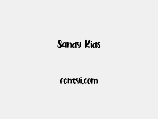 Sandy Kids