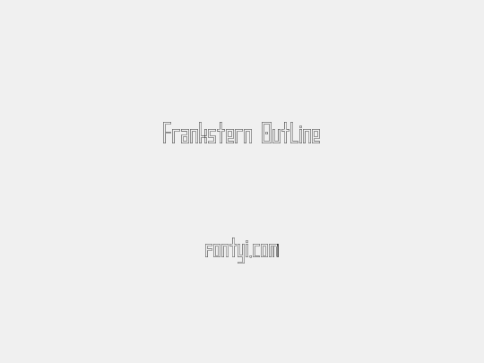 Frankstern Outline