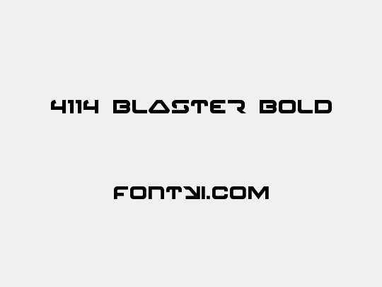 4114 Blaster Bold