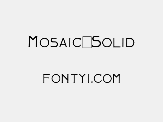Mosaic_Solid