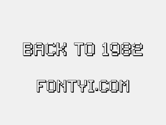 Back to 1982