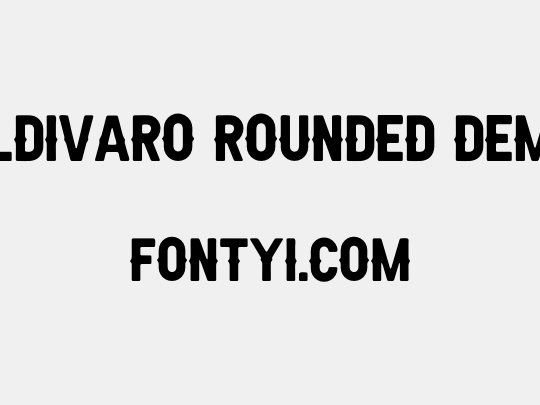 Aldivaro Rounded Demo