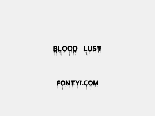 Blood Lust