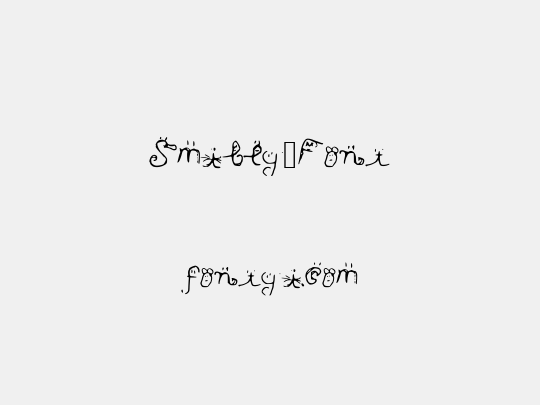 Smiley_Font