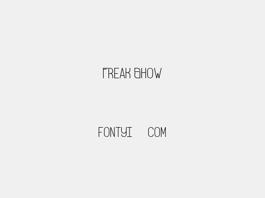 Freak Show