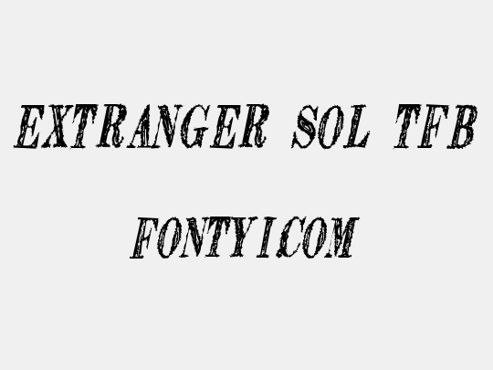 Extranger sol tfb