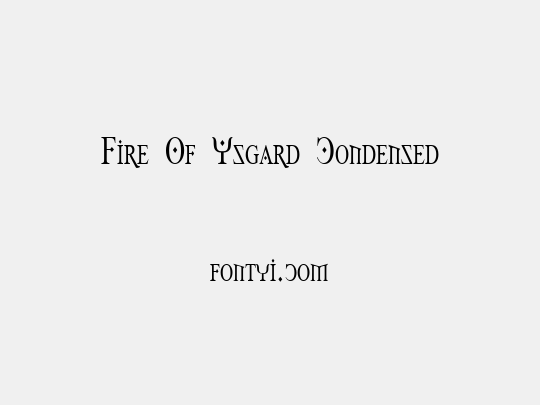 Fire Of Ysgard Condensed