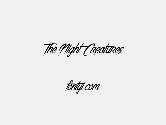 The Night Creatures