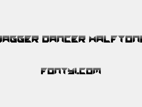 Dagger Dancer Halftone