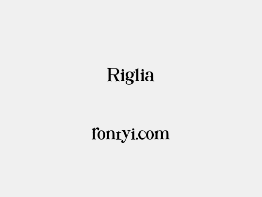 Riglia