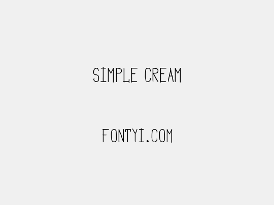 Simple Cream