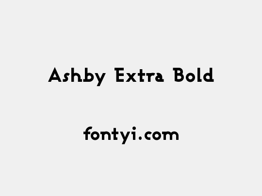 Ashby Extra Bold