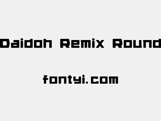 Daidoh Remix Round