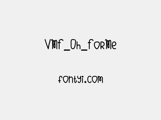 VMF_Oh_ForMe