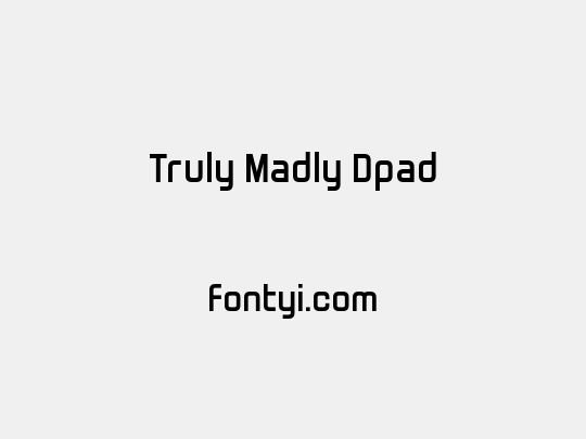 Truly Madly Dpad
