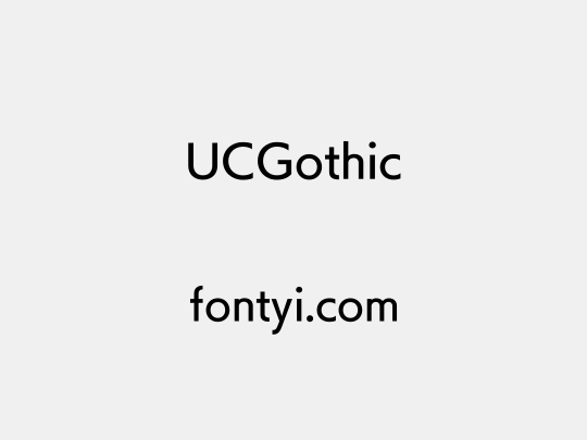 UCGothic