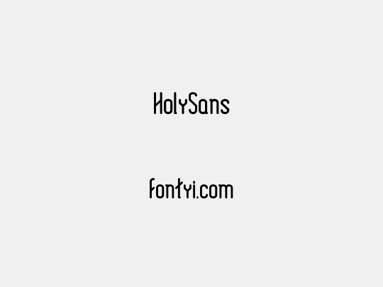 HolySans