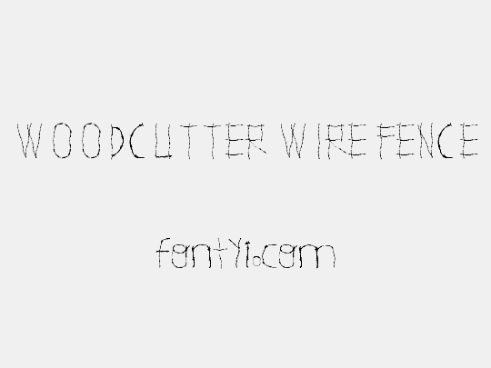 WOODCUTTER WIRE FENCE