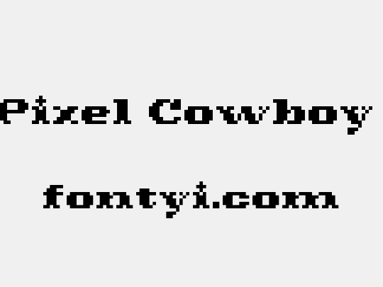 Pixel Cowboy 