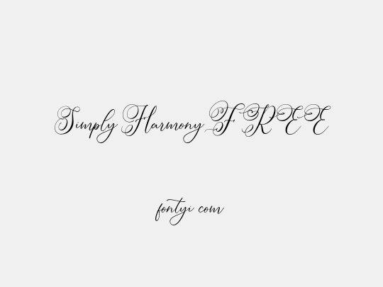 Simply Harmony FREE