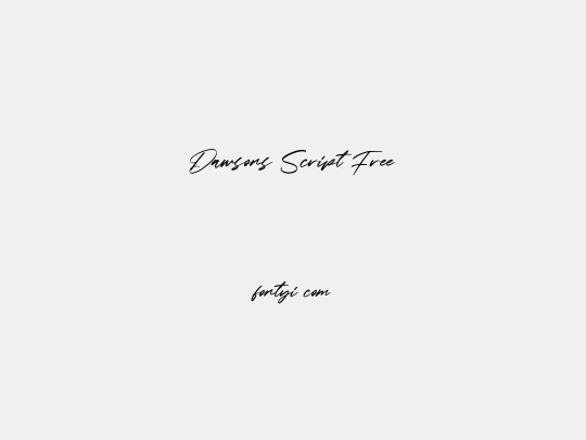Dawsons Script Free