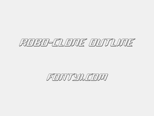 Robo-Clone Outline