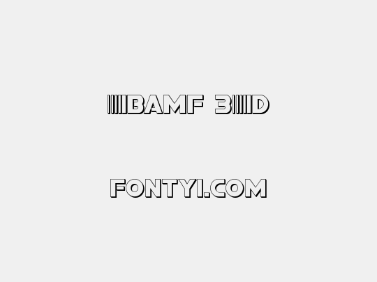 Bamf 3D